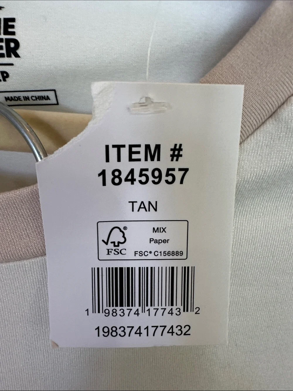 Eddie Bauer lightweight cream